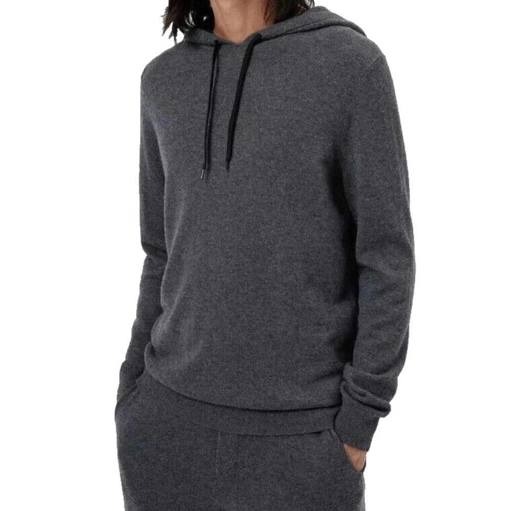 Hugo Boss Men’s Grey Cashmere / Wool Hoodie Size M